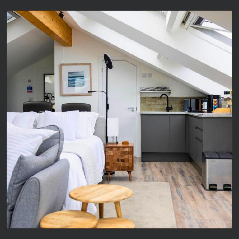 Posezení v ubytování Uno St Ives - Luxury Serviced Accommodation