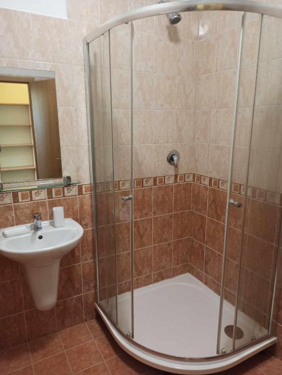 Łazienka w obiekcie Pavilon v ráji