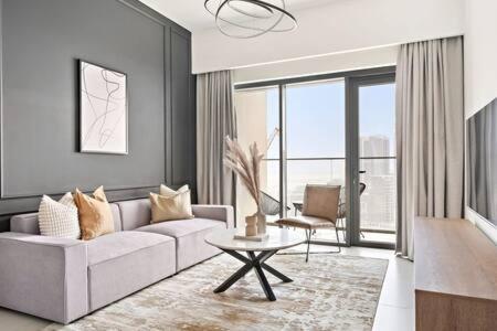 Posezení v ubytování NEW Silkhaus Luxurious in Downtown Premium Tower