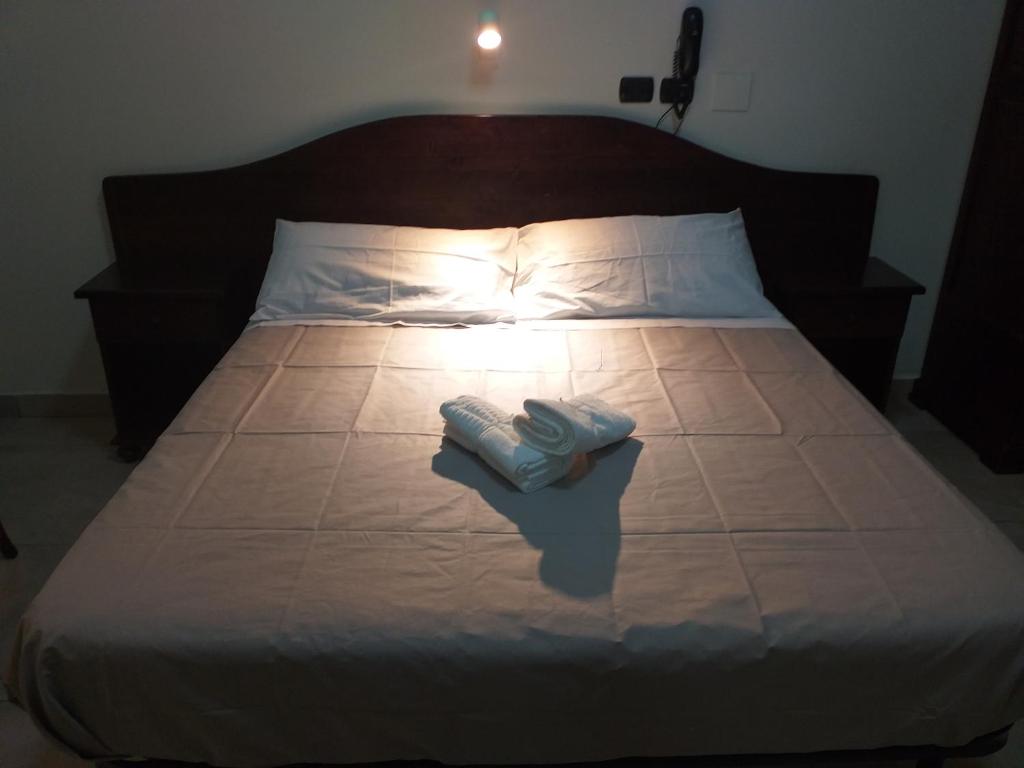 Postel nebo postele na pokoji v ubytování Hotel Vittorio Veneto Napoli