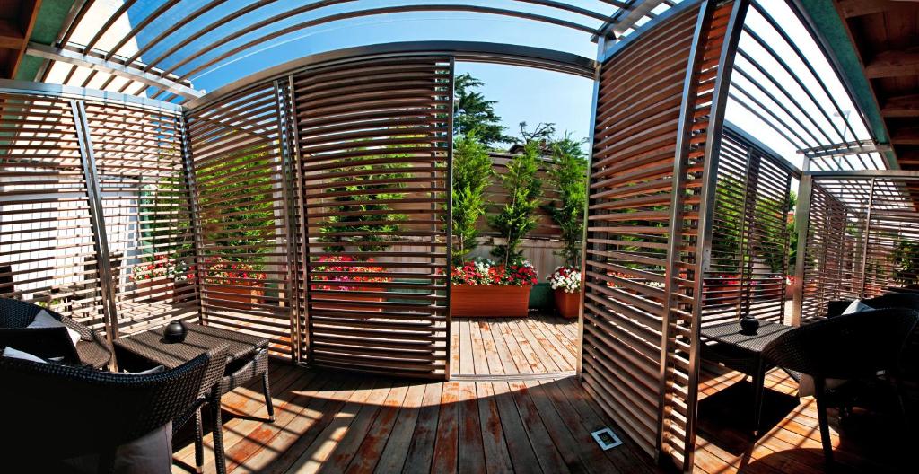 Zahrada ubytování Tre Merli Beach Hotel