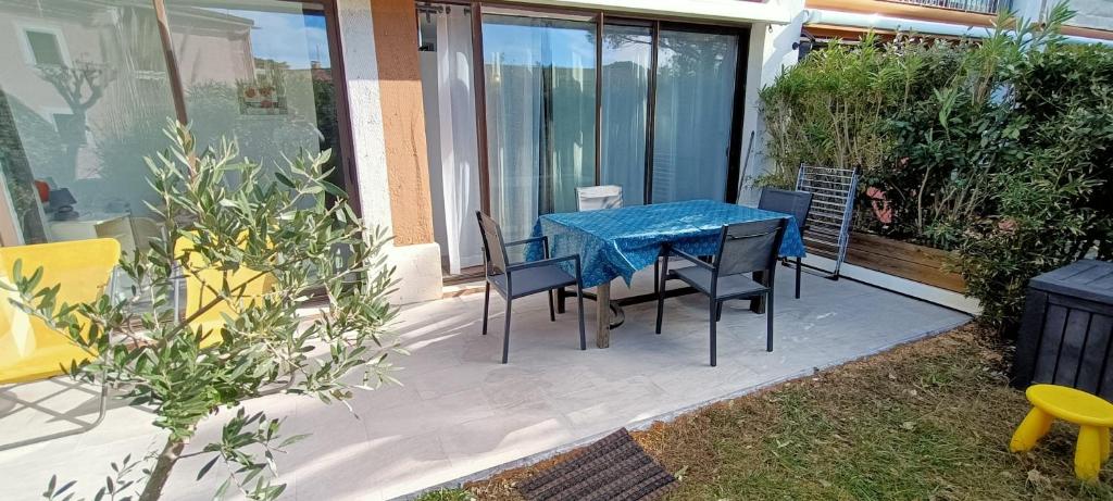 Balkón alebo terasa v ubytovaní Port Cogolin, T2 calme dans belle résidence, piscine, proche St Tropez