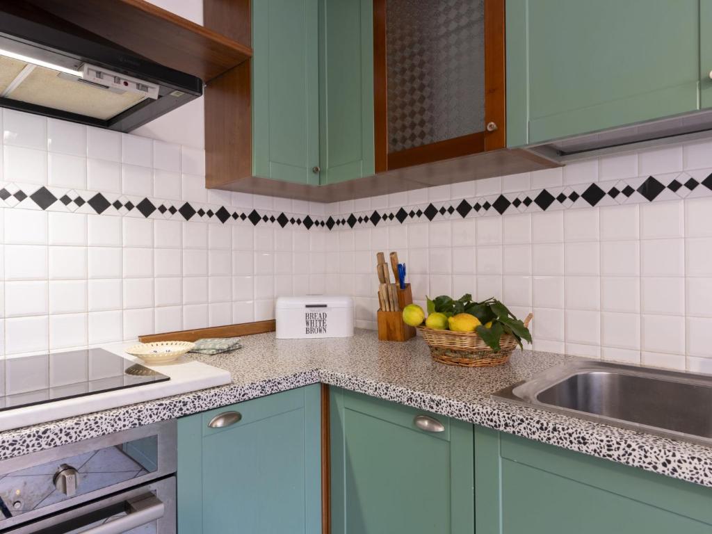 A kitchen or kitchenette at Apartment Gallesio - FLG213 by Interhome