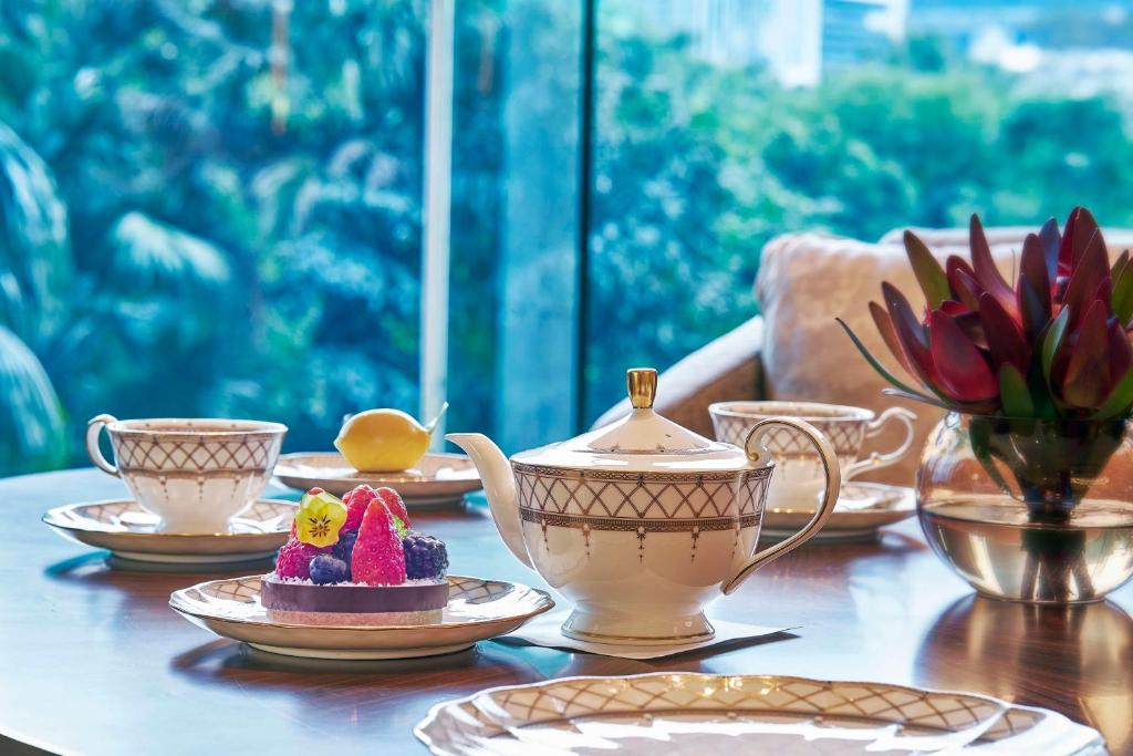 Set per la preparazione di tè e caffè presso Grand Hyatt Hong Kong