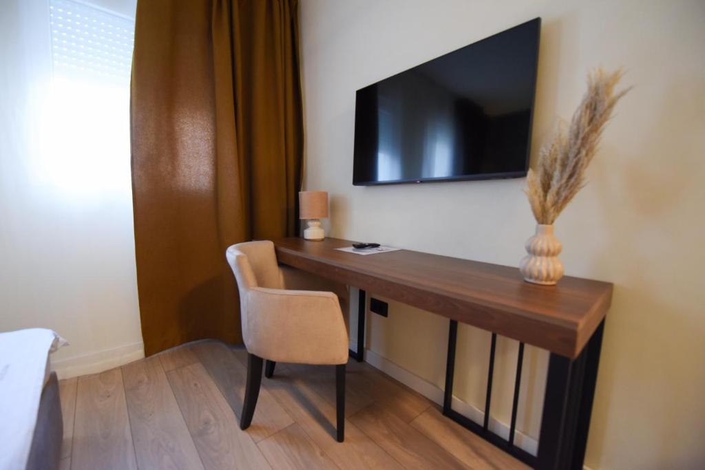 TV a/nebo společenská místnost v ubytování Iva Old Town