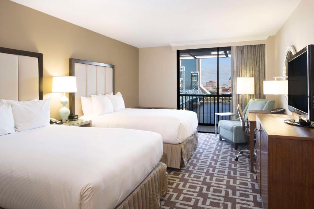 DoubleTree by Hilton Jacksonville Riverfront, FL - Camera Doppia Con Due Letti Matrimoniali