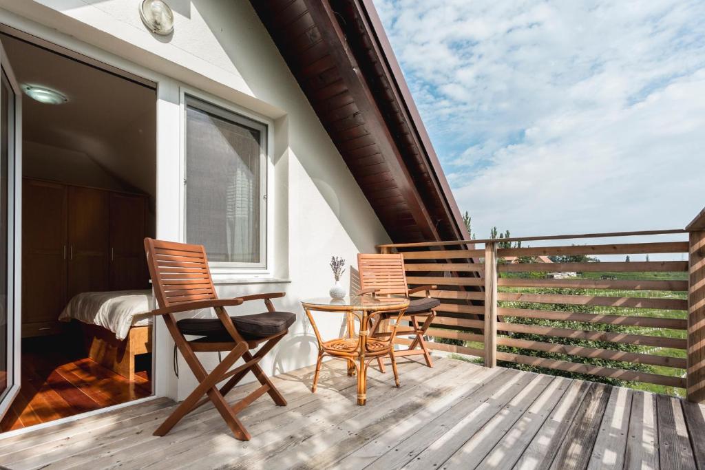 Balkón nebo terasa v ubytování Terasse Jeruzalem Apartments