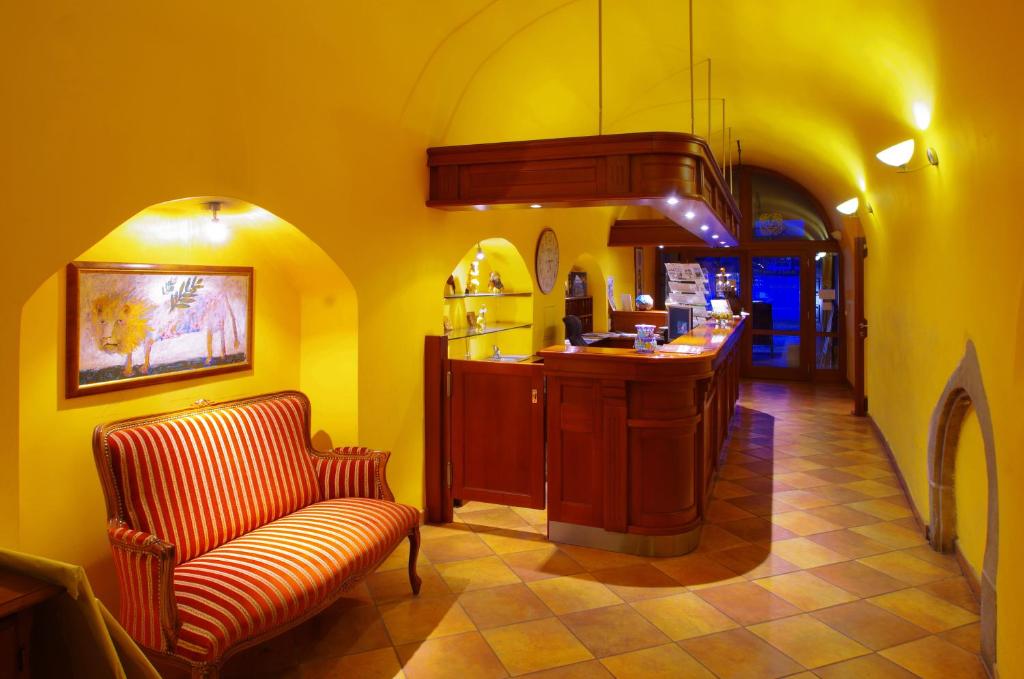 Posezení v ubytování Hotel U Leva