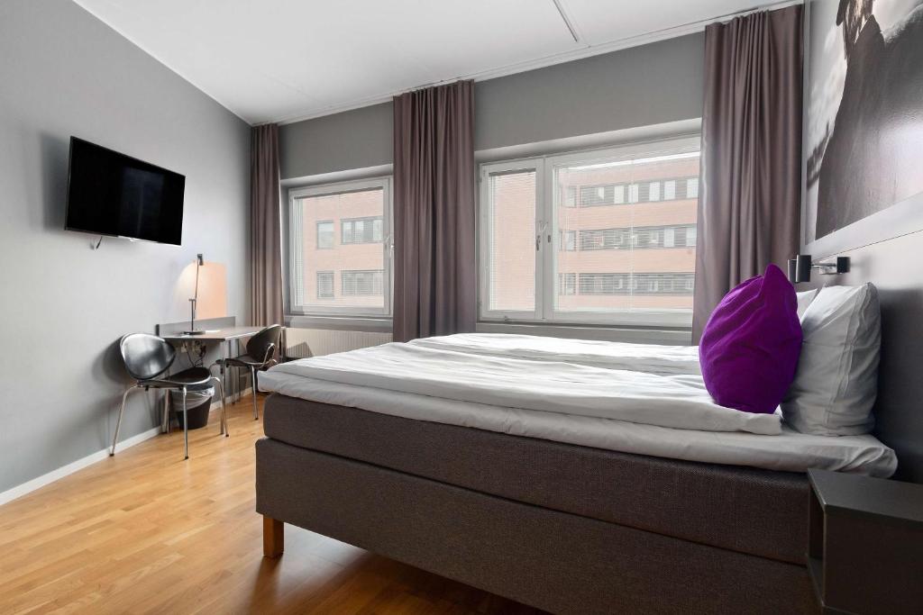 Postel nebo postele na pokoji v ubytování Aiden by Best Western Stockholm Kista