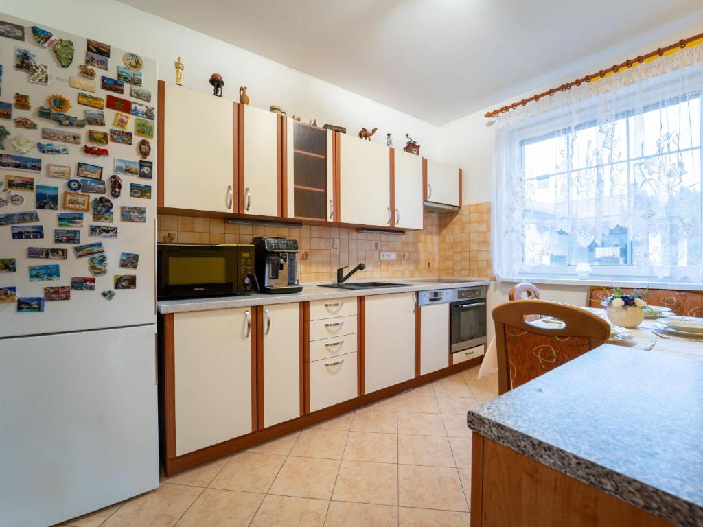 Kuchyň nebo kuchyňský kout v ubytování Holiday Home Vrbová Lhota U Aničky by Interhome
