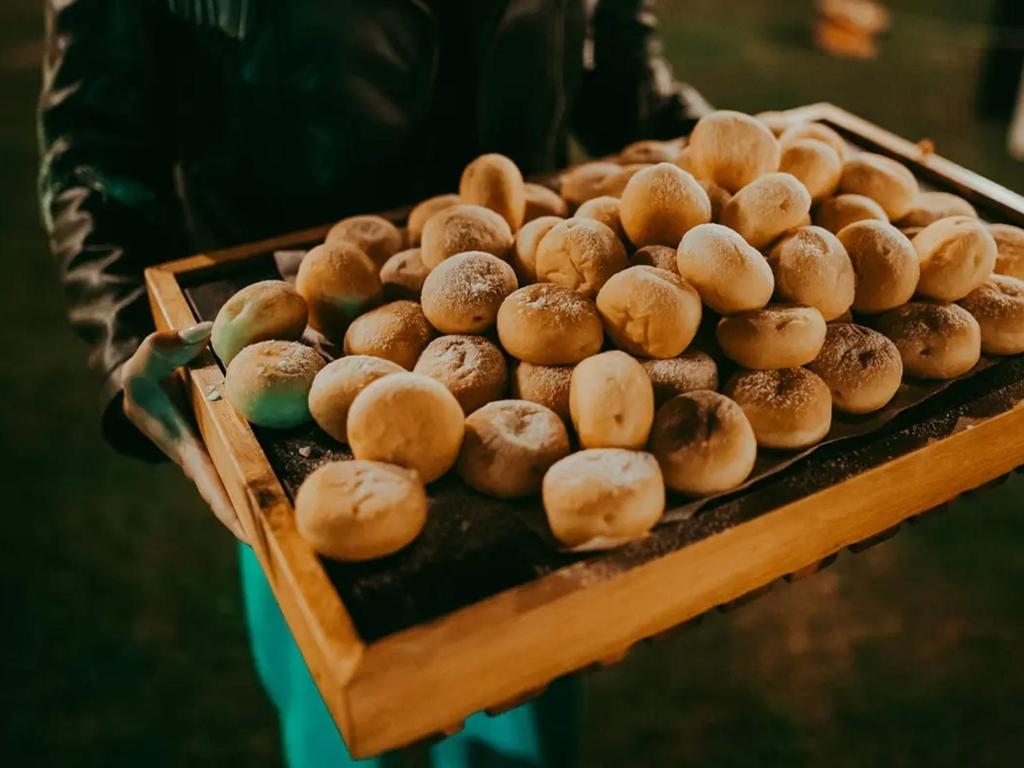 Jídlo v venkovského domu nebo okolí