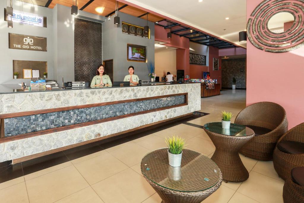 Vstupní hala nebo recepce v ubytování Gu Hotel Patong