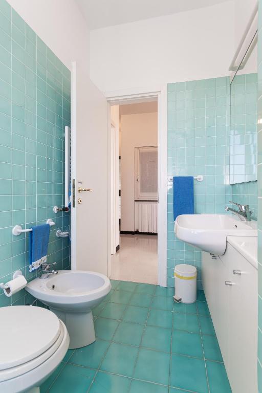 Koupelna v ubytování Villa Nettuno- Bluchalet