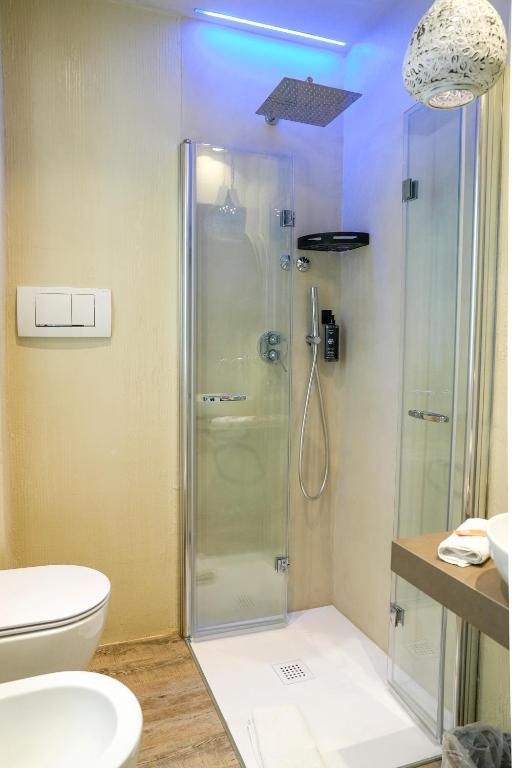 Koupelna v ubytování Hotel Thea