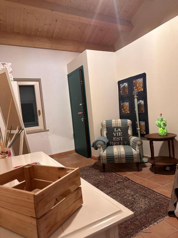 Część wypoczynkowa w obiekcie Cascina La Vigna Country House