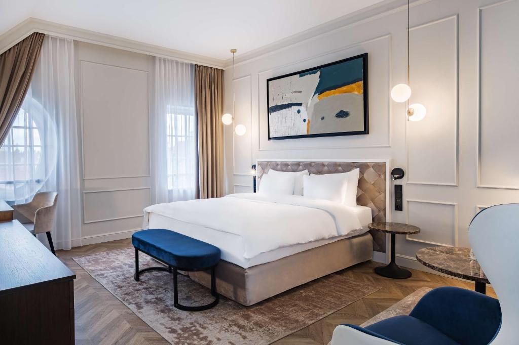 Postel nebo postele na pokoji v ubytování Radisson Blu Hotel, Gdańsk
