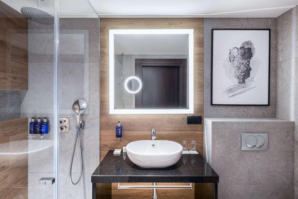 Koupelna v ubytování Radisson Blu Hotel, Gdańsk