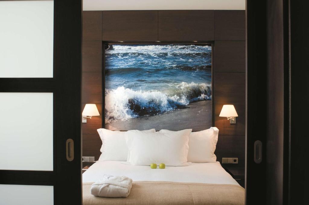 Postel nebo postele na pokoji v ubytování Radisson Blu Hotel, Gdańsk