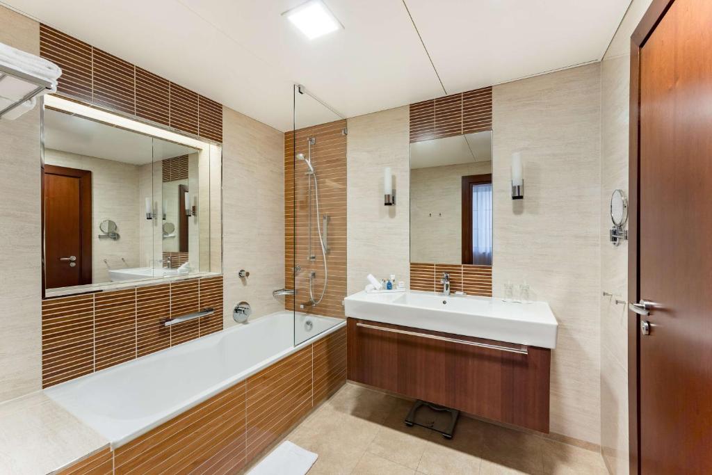 Koupelna v ubytování Radisson Blu Hotel, Gdańsk