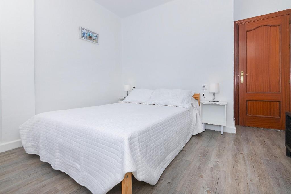 Posteľ alebo postele v izbe v ubytovaní Impresionante vista al mar - Elegante apartamento