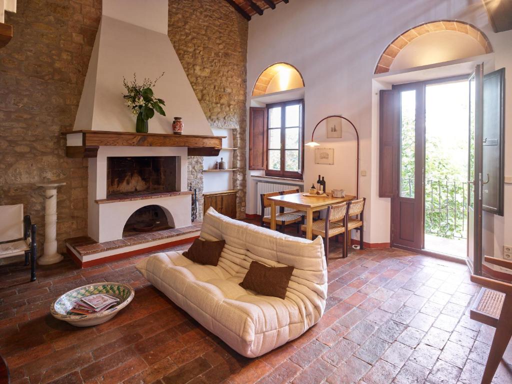 Część wypoczynkowa w obiekcie Agriturismo Podere Cortilla