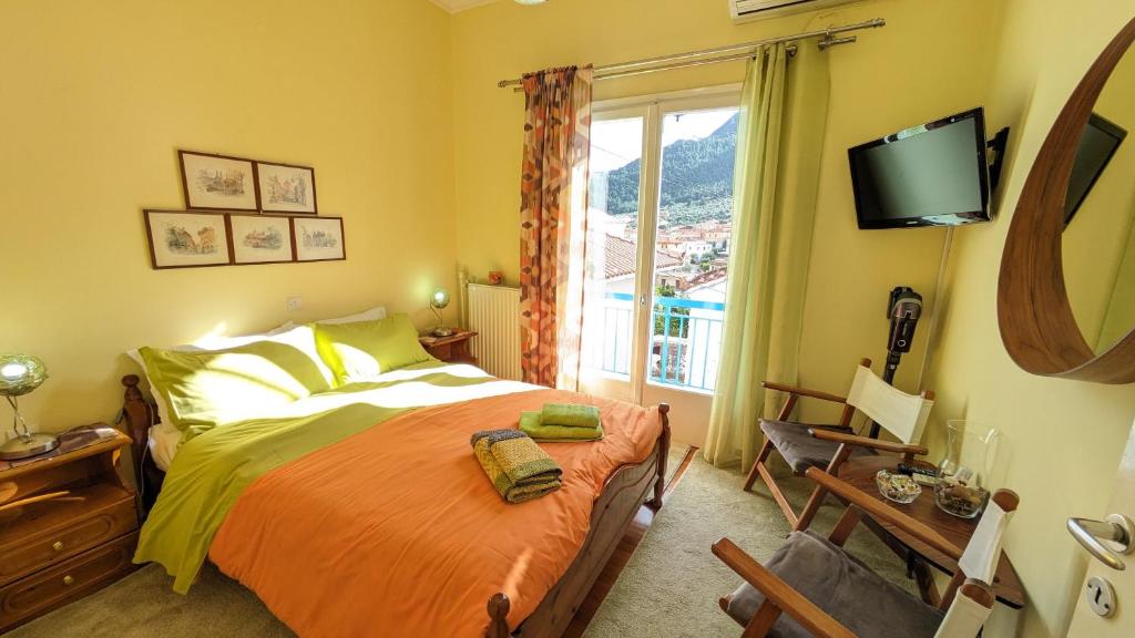 Posteľ alebo postele v izbe v ubytovaní Small House for Holidays