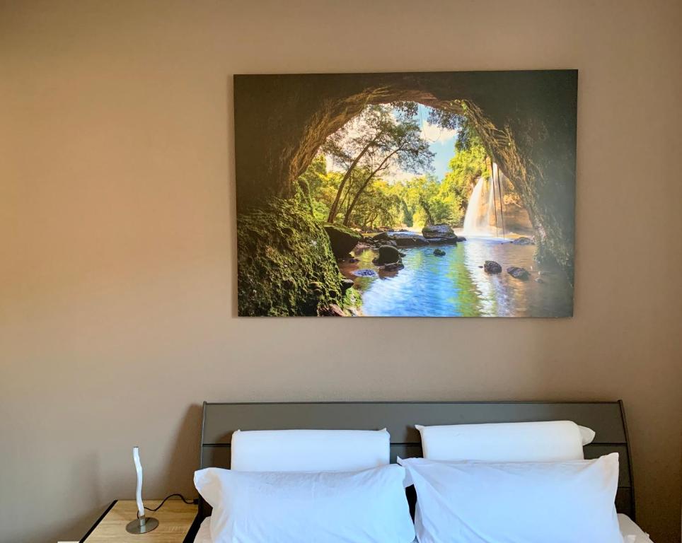 Postel nebo postele na pokoji v ubytování APPARTEMENT3