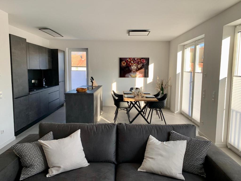 TV a/nebo společenská místnost v ubytování APPARTEMENT3