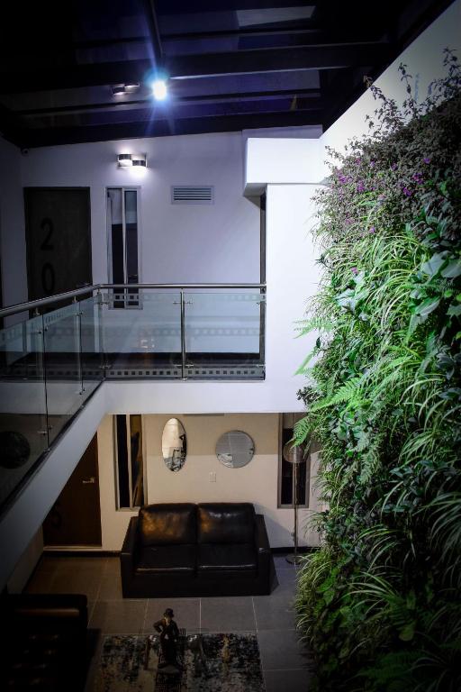 Balkón nebo terasa v ubytování Hotel DC Feria