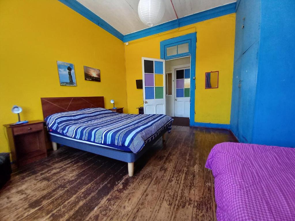 Postel nebo postele na pokoji v ubytování Casaclub Hostel