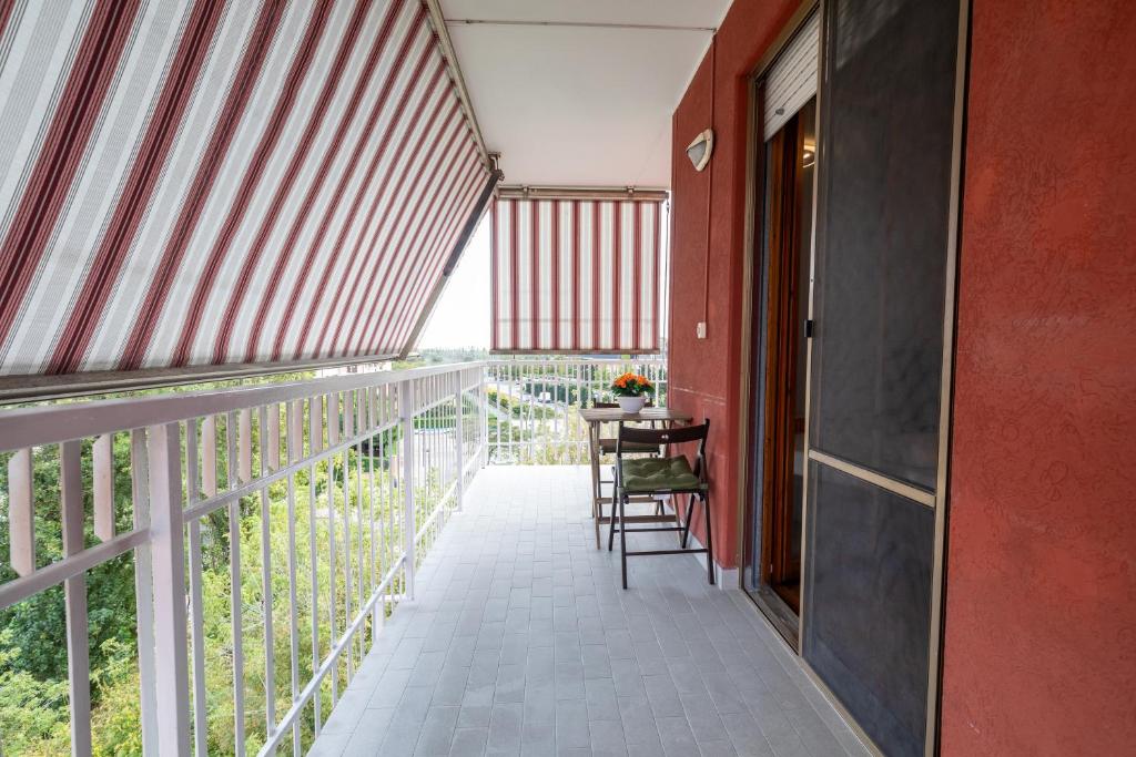 Balkón nebo terasa v ubytování Apartment Forum V