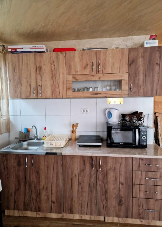 Kuchyň nebo kuchyňský kout v ubytování Homoljski pogled Banja Zdrelo