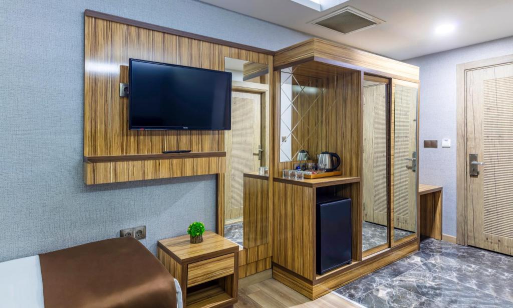 Kuchyň nebo kuchyňský kout v ubytování Dem İstanbul Airport Hotel