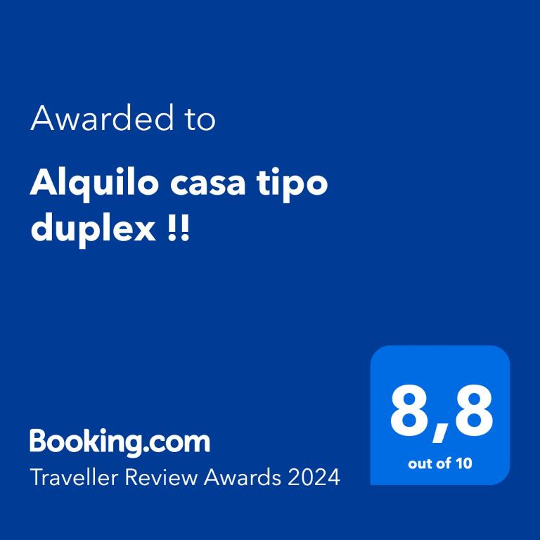 Alquilo casa tipo duplex !!