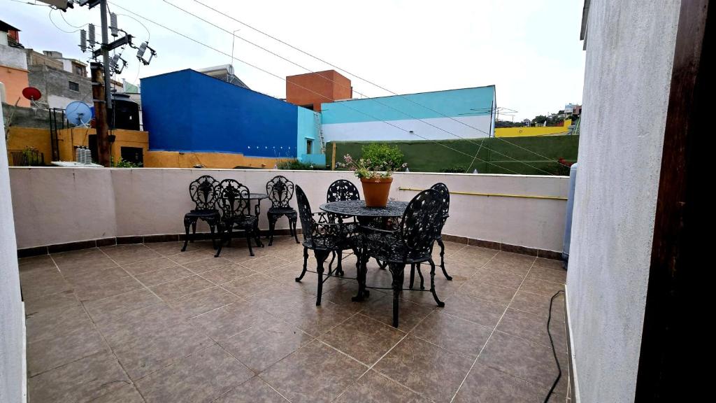 Balkón nebo terasa v ubytování Hotel Plaza Baratillo