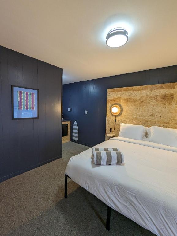 Postel nebo postele na pokoji v ubytování The Brooks Motel