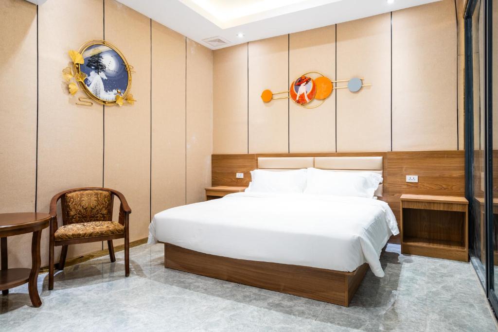 Postel nebo postele na pokoji v ubytování Home me Hotel