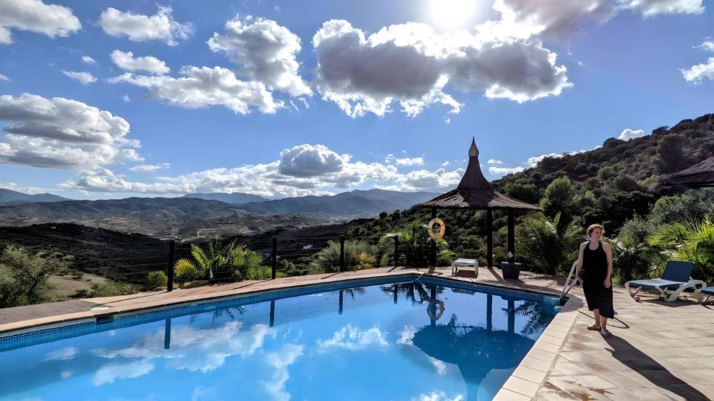 The swimming pool at or close to Finca el Moralejo 6 persons cottage