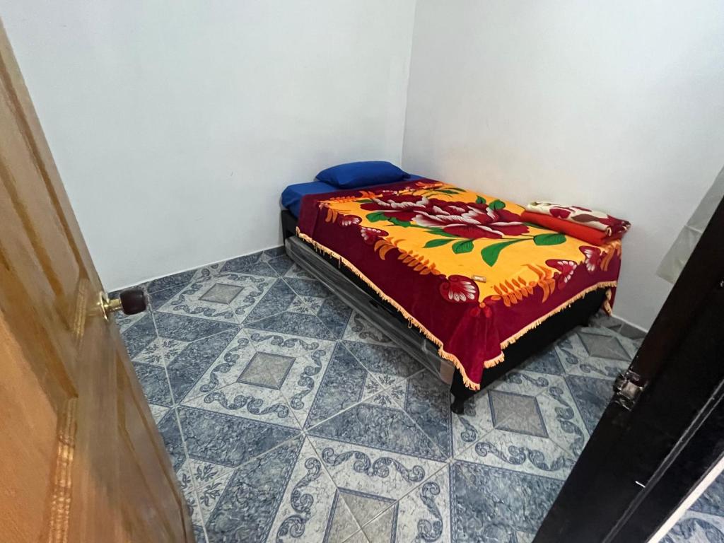 Cama o camas de una habitación en 02 Apartamento Guatape