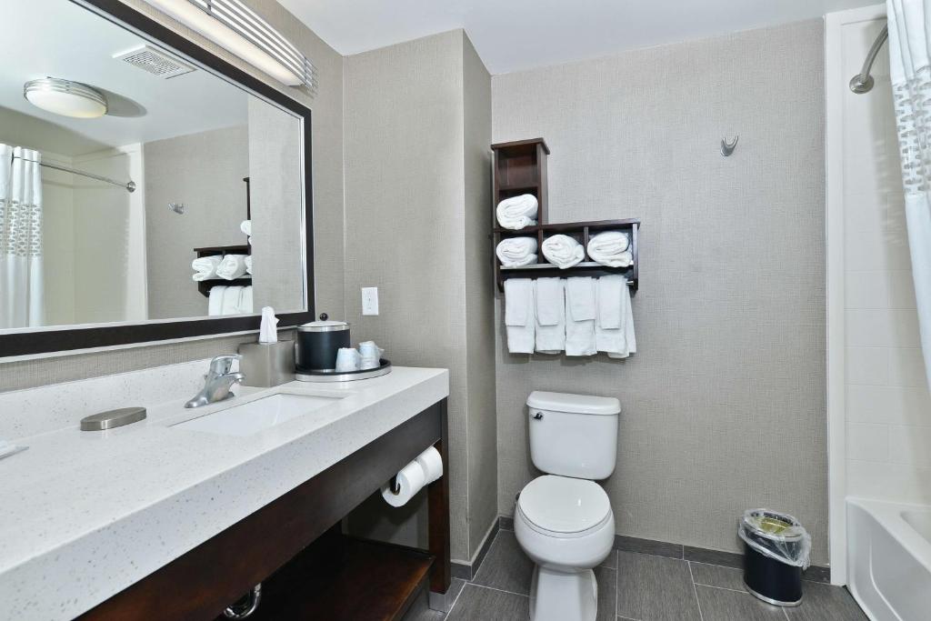 Hampton Inn & Suites Greensboro/Coliseum Area - King Room Met Bankbed - Niet -roken