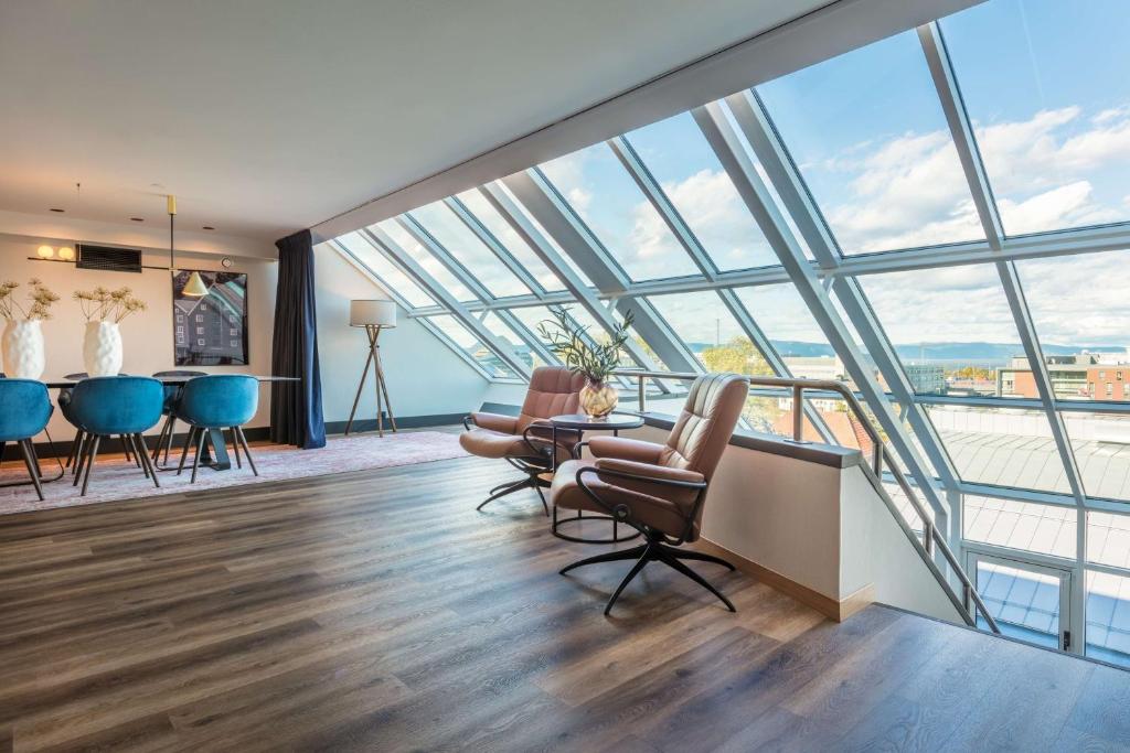 Posezení v ubytování Radisson Blu Royal Garden Hotel, Trondheim