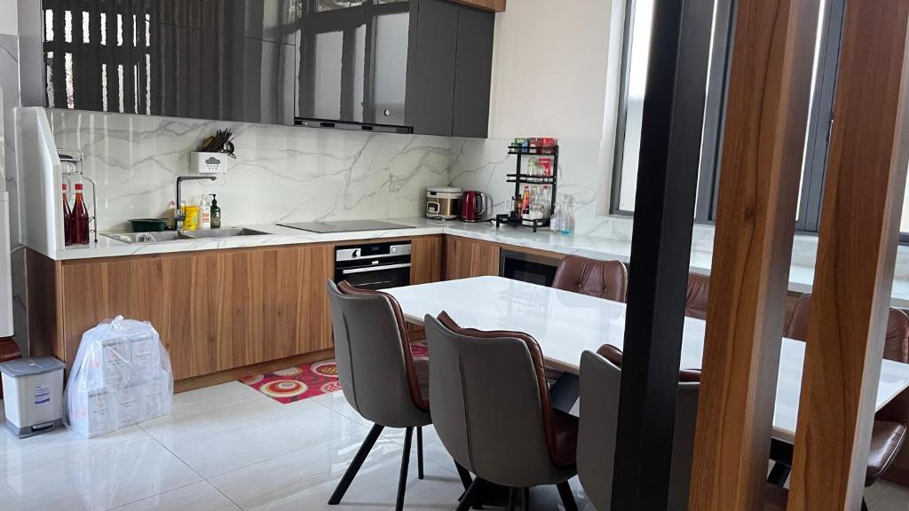Kuchyň nebo kuchyňský kout v ubytování Twin Villa Đà Lạt