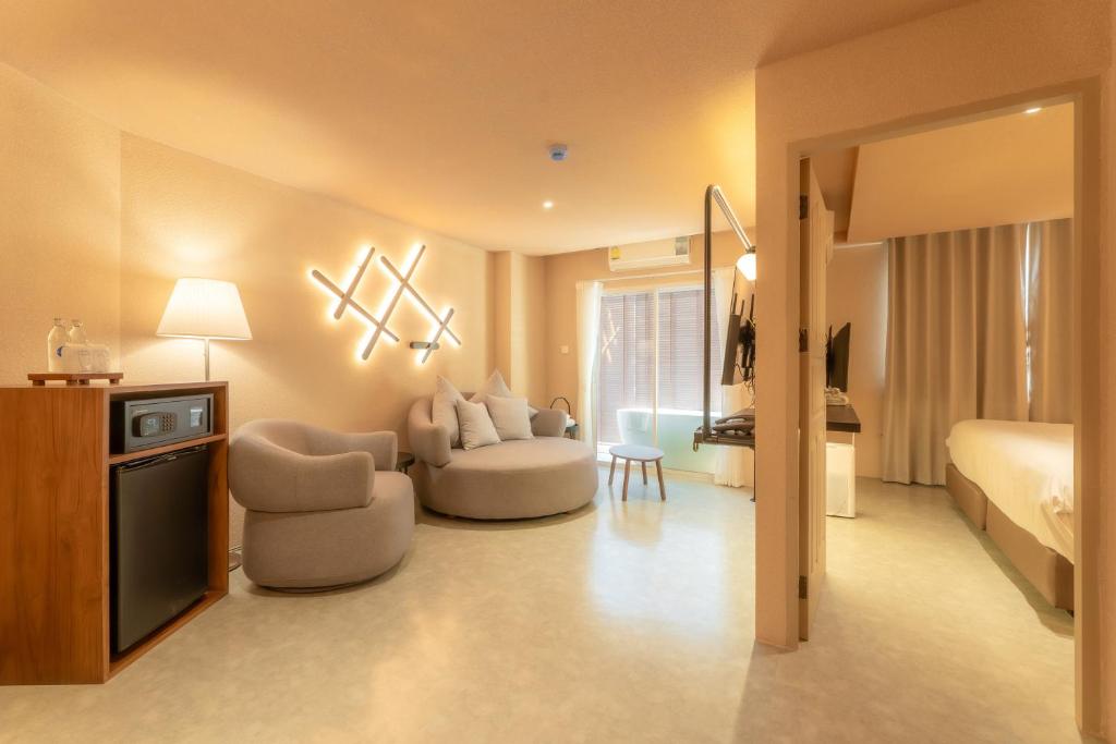 Гостиная зона в Mai Hotel Chiang Mai