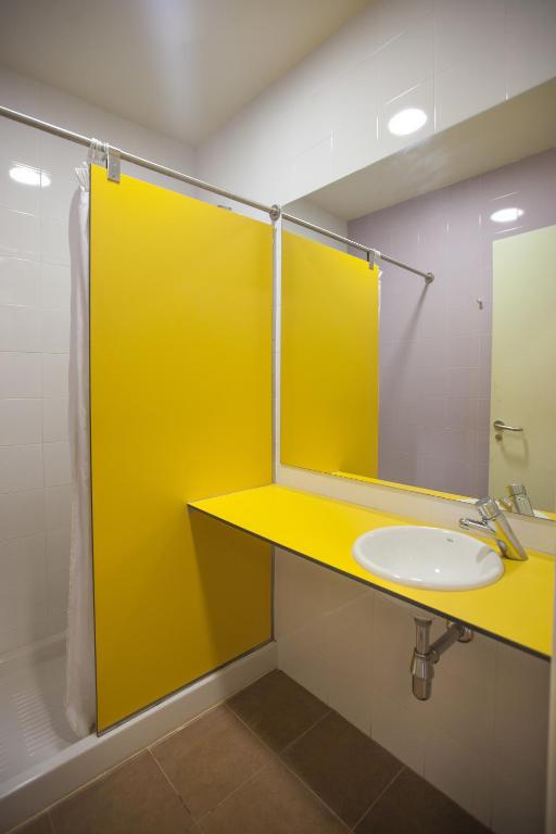 Koupelna v ubytování Alberg La Sala