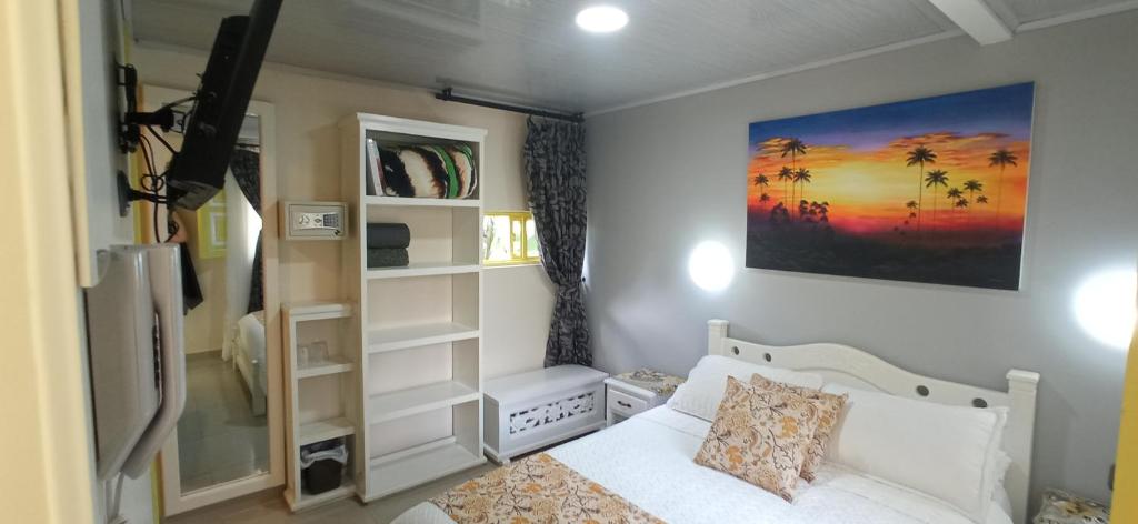 Postel nebo postele na pokoji v ubytování Casa Salento