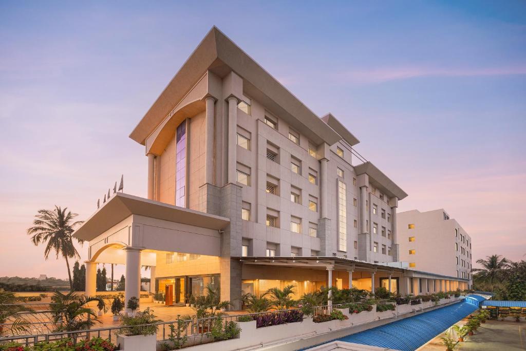 a rendering of a hotel with a swimming pool at Fortune Hosur - Member ITC's Hotel Group in Hosūr