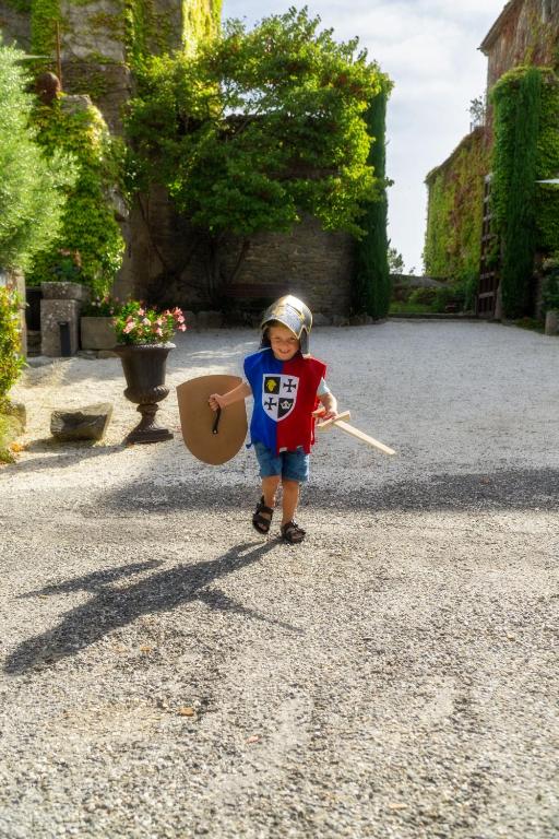 Děti v ubytování Château de Villarlong