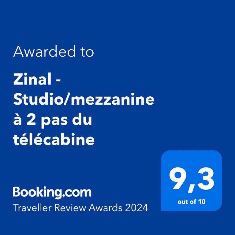 Fotografie z fotogalerie ubytování Zinal - Studio/mezzanine à 2 pas du télécabine v destinaci Zinal