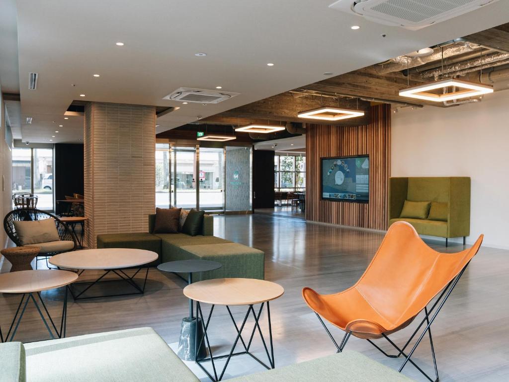 Istumisnurk majutusasutuses Prince Smart Inn Miyazaki