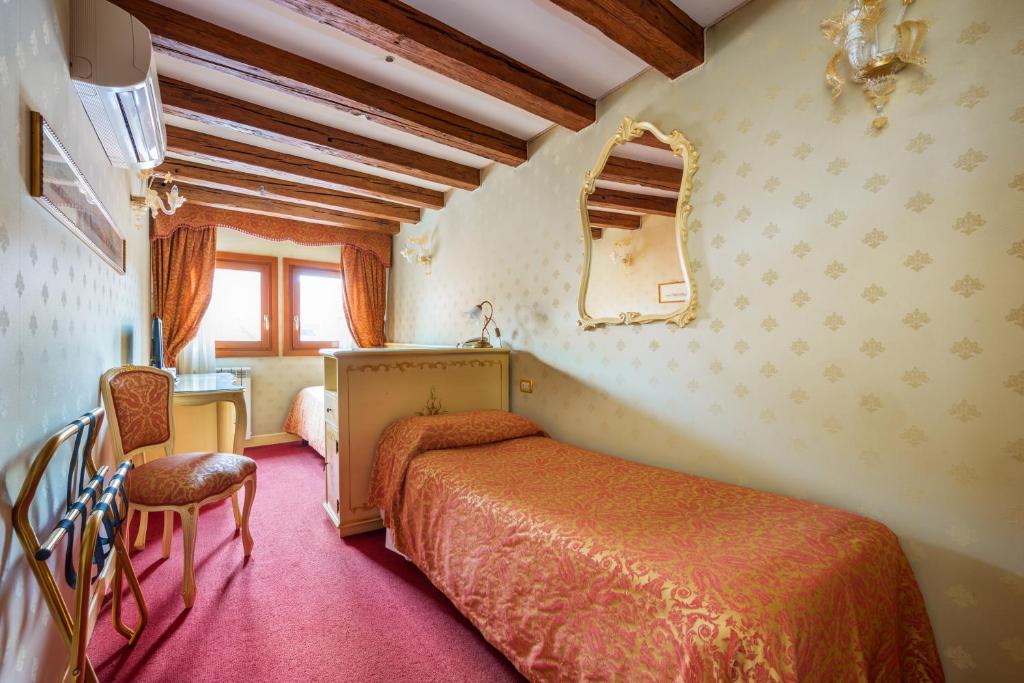 Coin salon dans l'établissement Locanda Al Leon